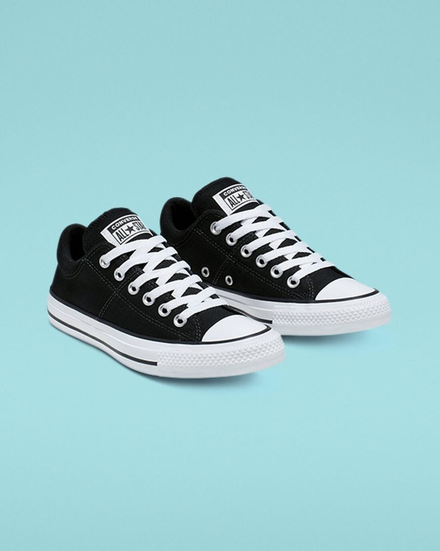 Dámské Boty Nízké Converse Chuck Taylor All Star Madison Černé Bílé Černé | CZ ENCG13